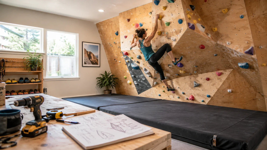 Premium climbing training scene for mountain climbing gear guide